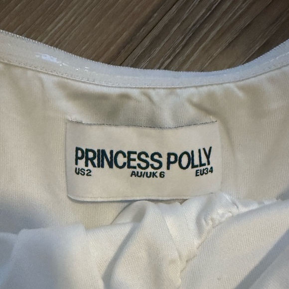 Princess Polly Rossly White Halter Neck Flower Dress - Picture 6 of 7